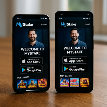 MyStake Casino - Mobile Apps iOS Android